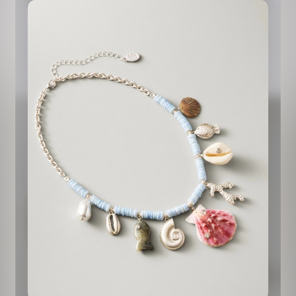 Tommy Bahama Lagoon Mixed Materials Charm Necklace